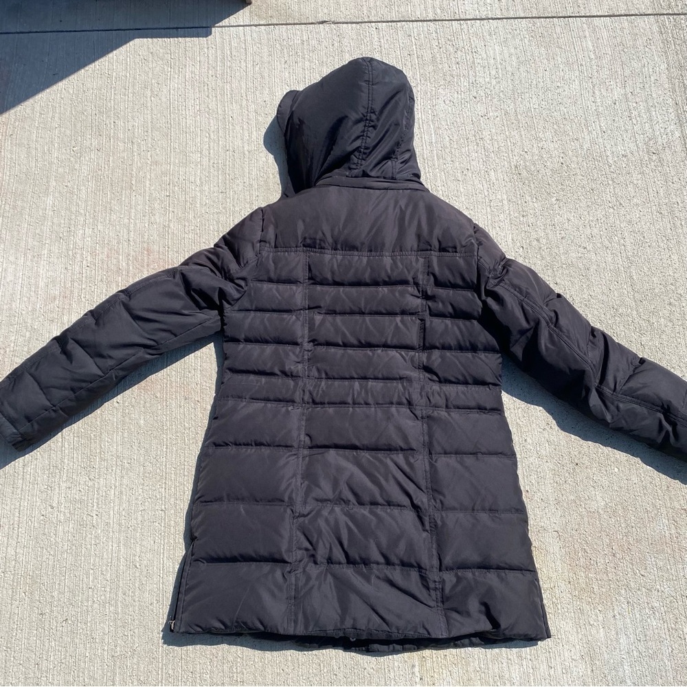 Bianca Nygard Down Puffer Parka Black size women’s Medium - Picture 9 of 10